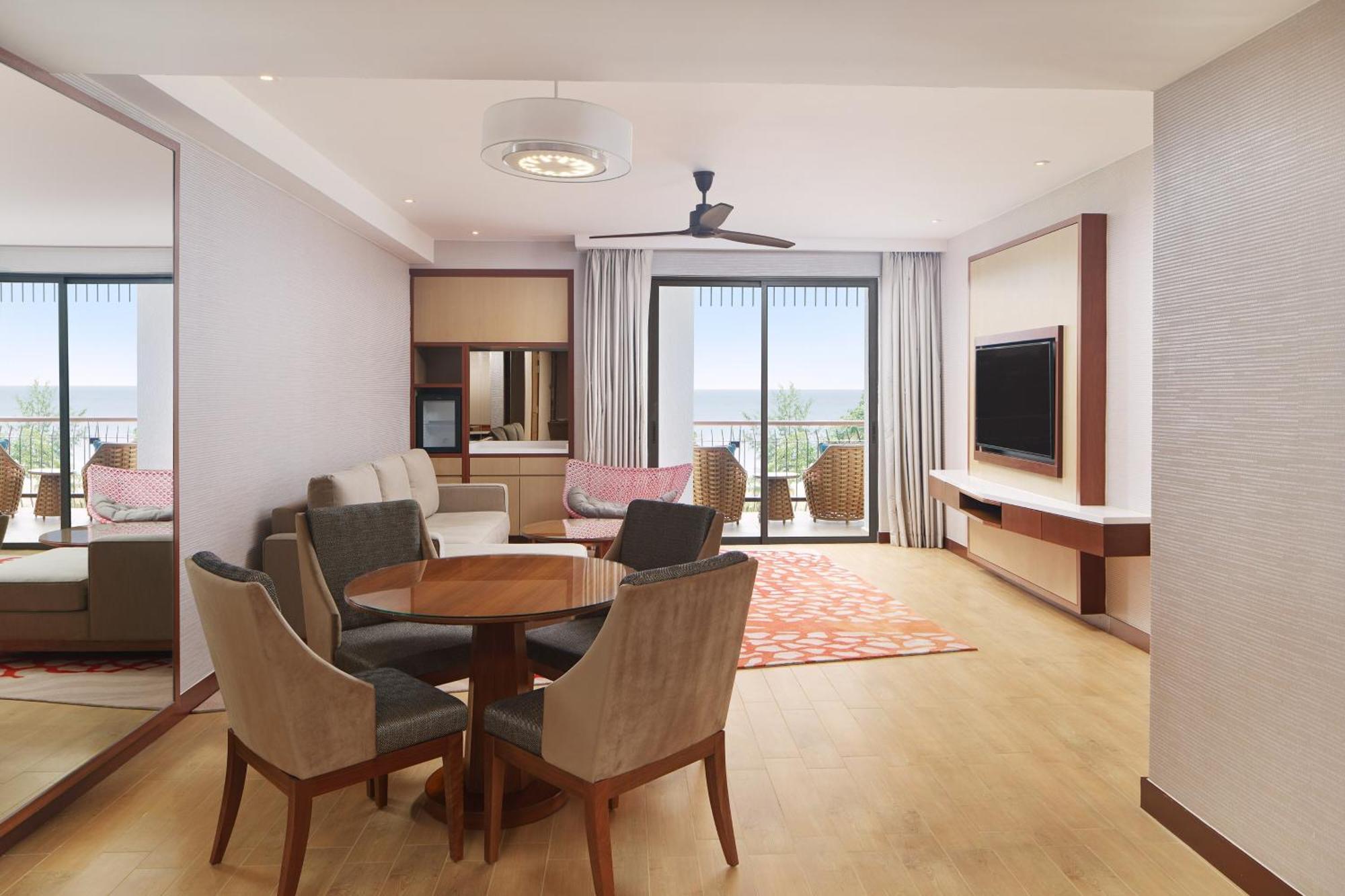 The Westin Desaru Coast Resort Kültér fotó A typical living room in a 3-bedroom apartment