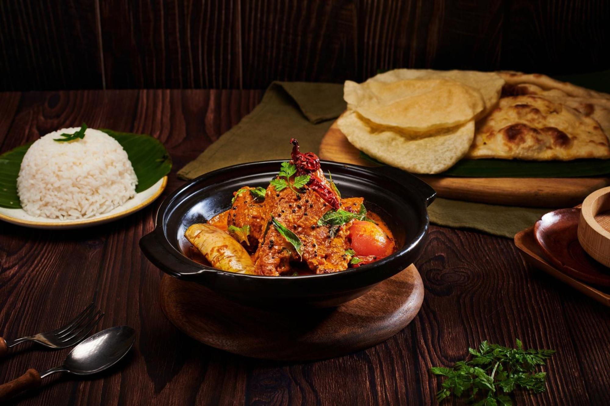 The Westin Desaru Coast Resort Kültér fotó A typical Indian meal